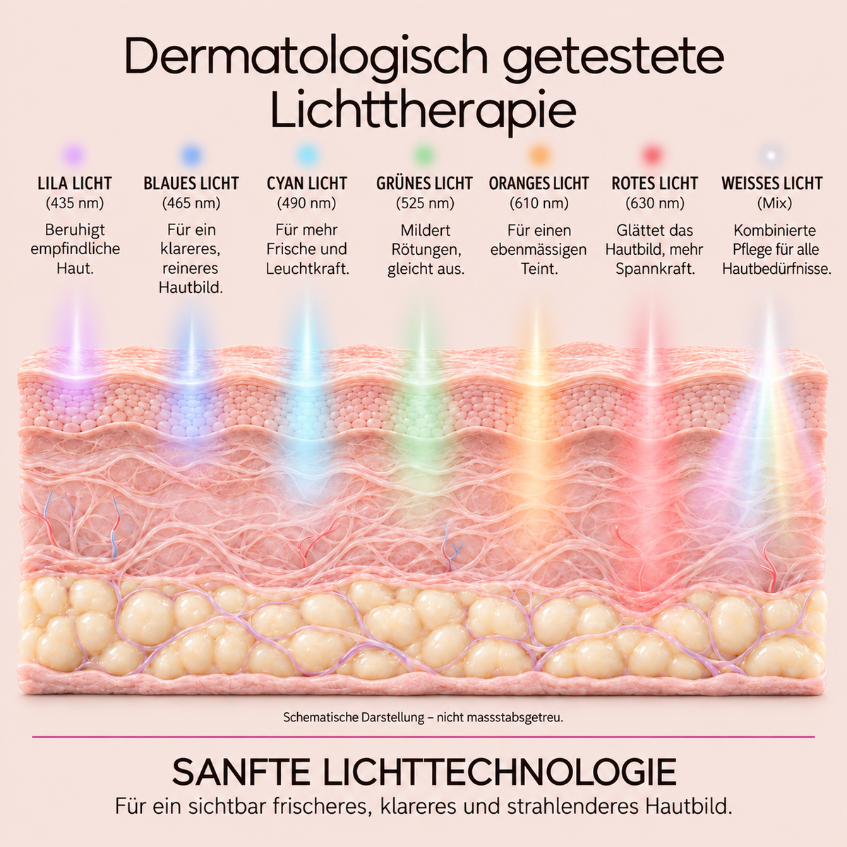 Slikglow | LED Rotlicht-Therapie Maske