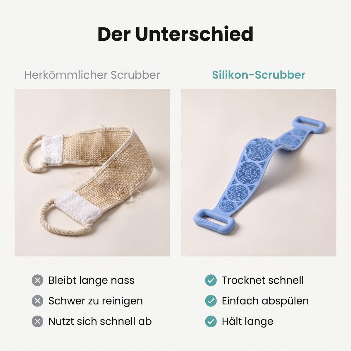 Silkback – Silikon Rücken Scrubber
