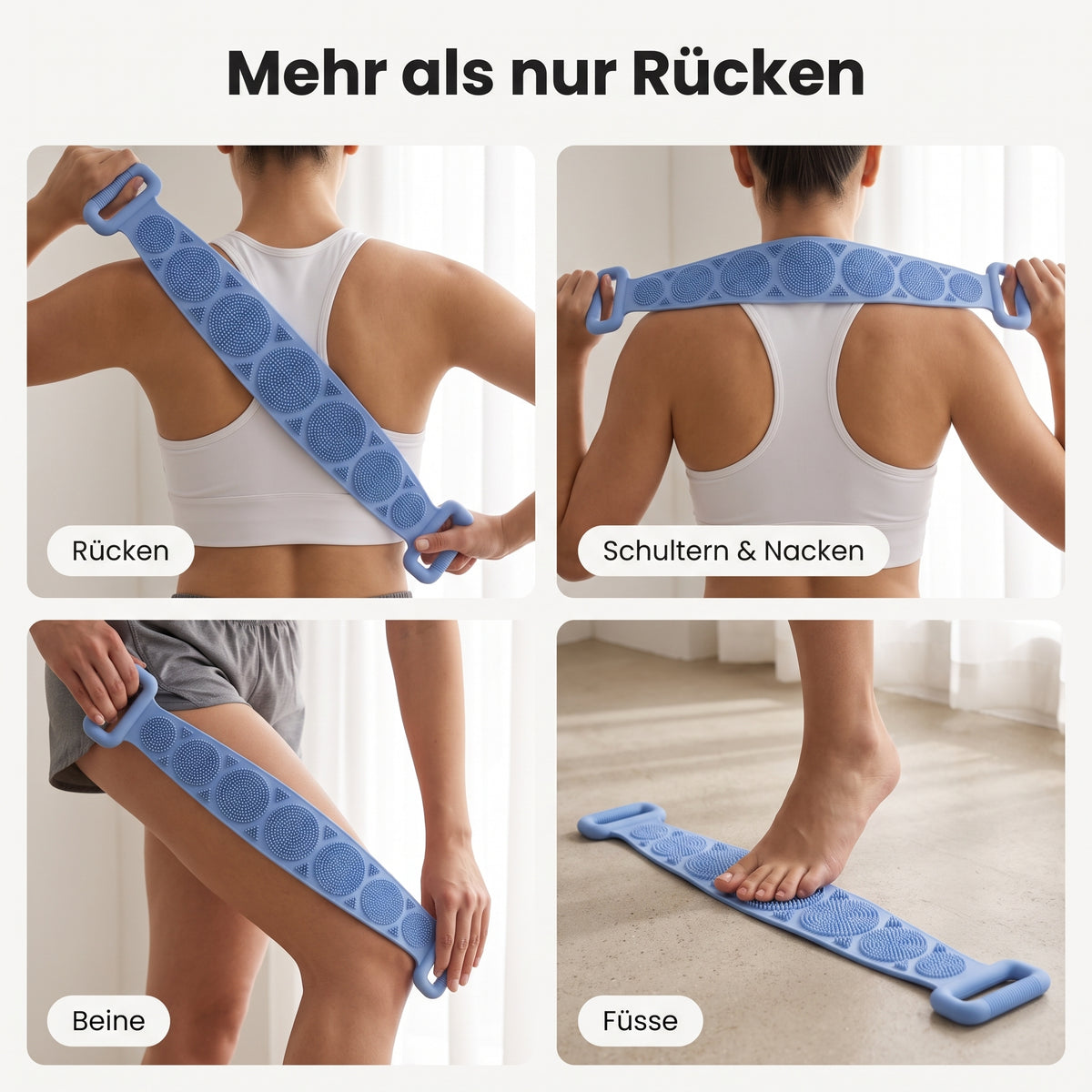 Silkback – Silikon Rücken Scrubber