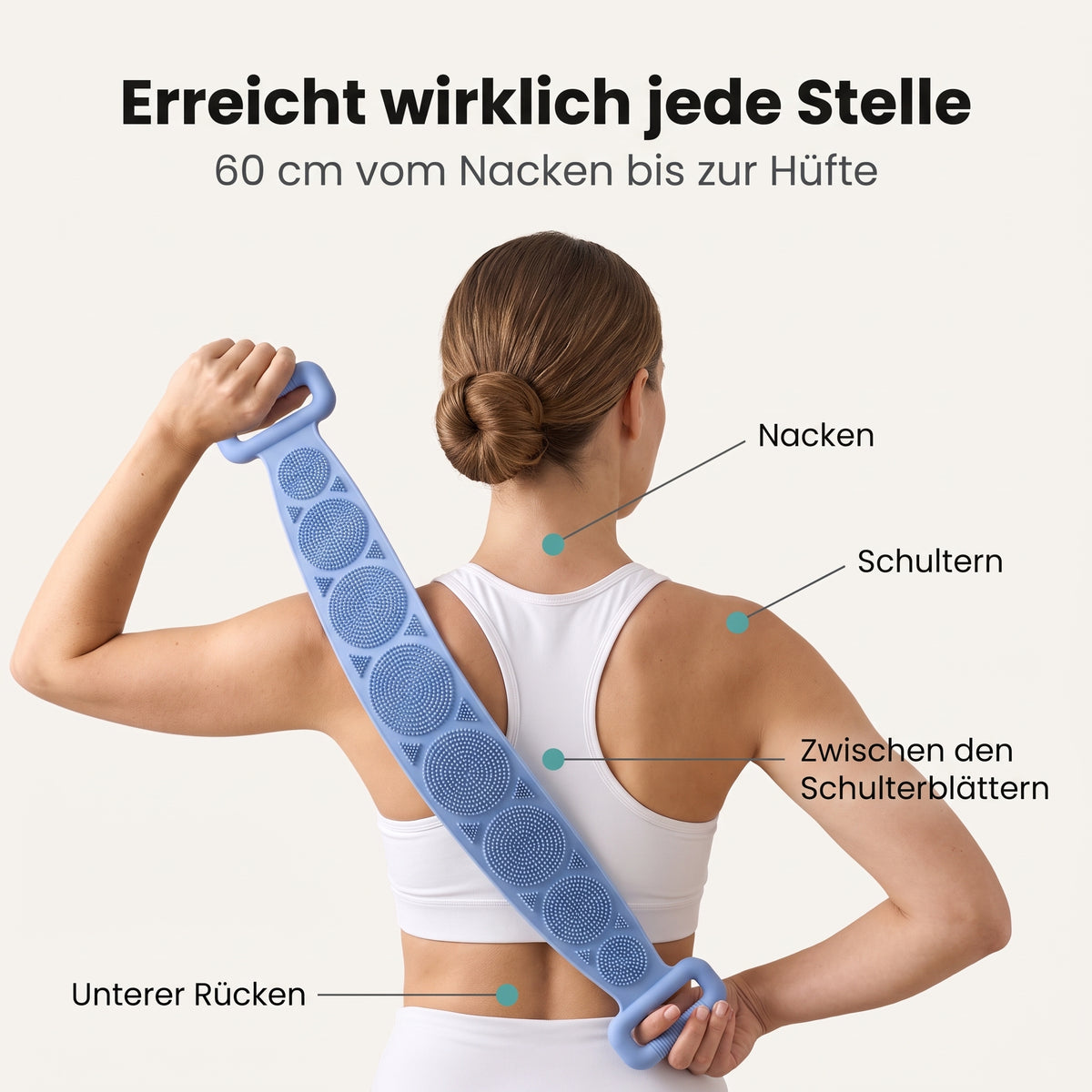 Silkback – Silikon Rücken Scrubber